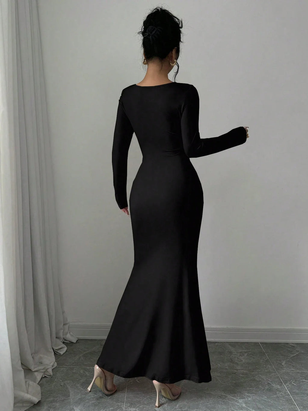 Retro Grace Square Dress