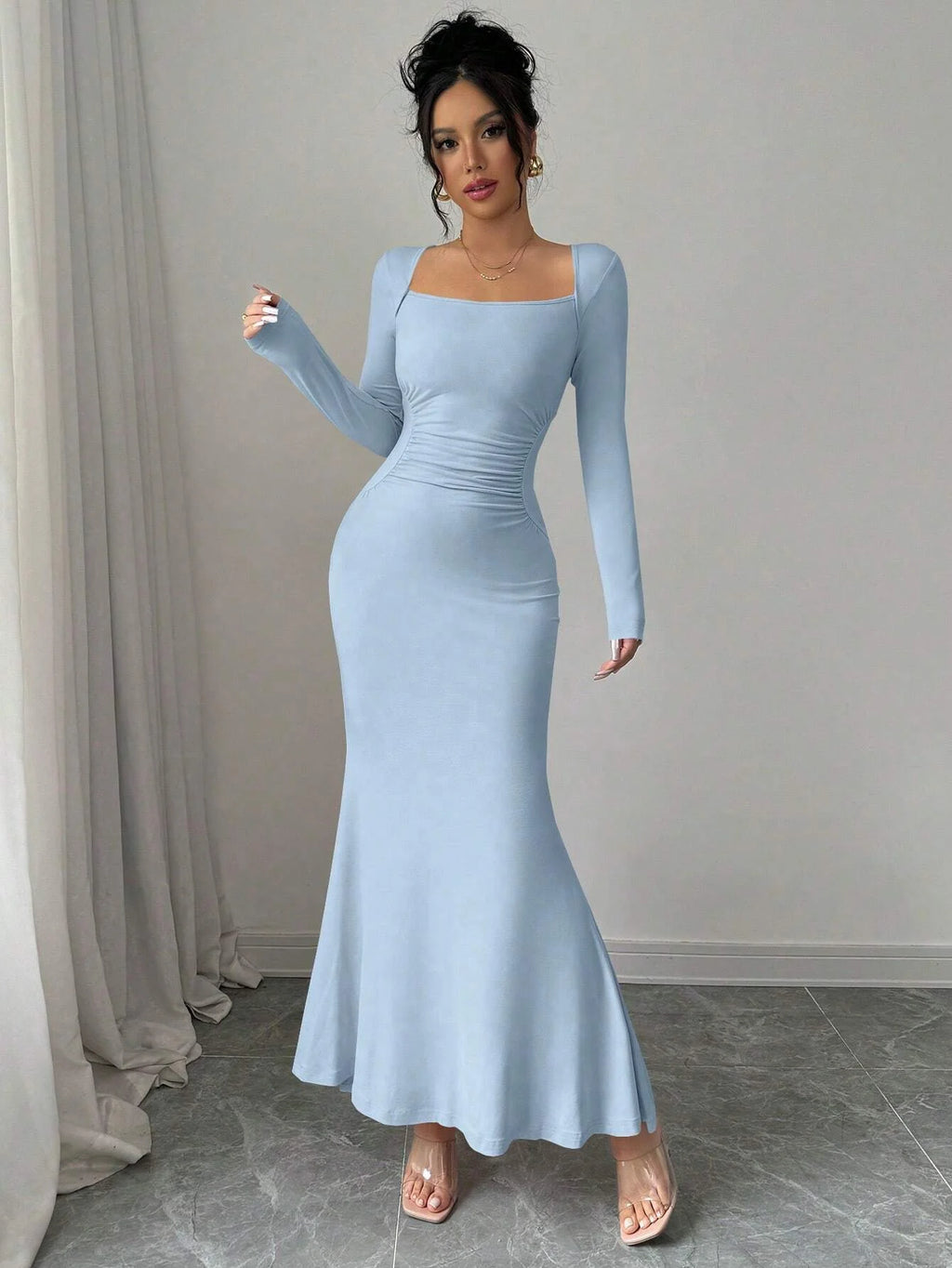 Retro Grace Square Dress