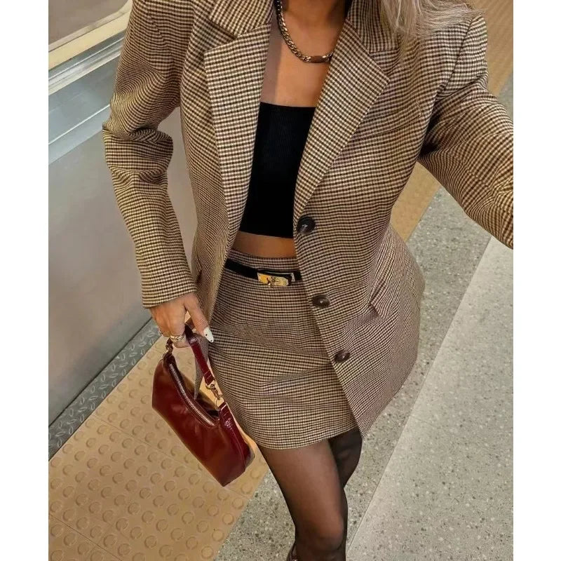 Classic Muse Plaid Set
