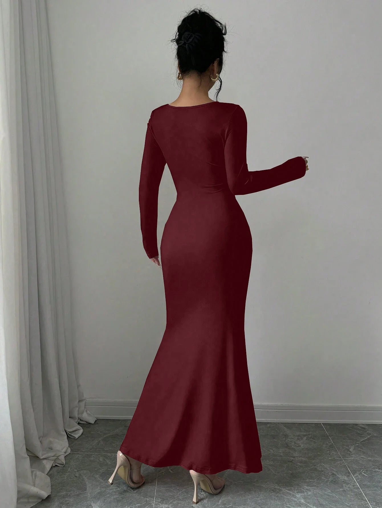 Retro Grace Square Dress